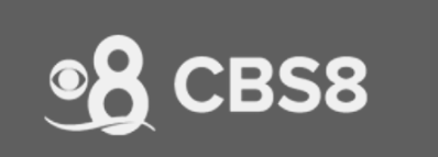 cbs8 gray logo